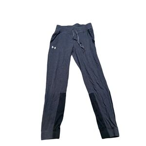 Under Armour Women's Loose Fit Jogger Sweatpants Gray Small UA Logo